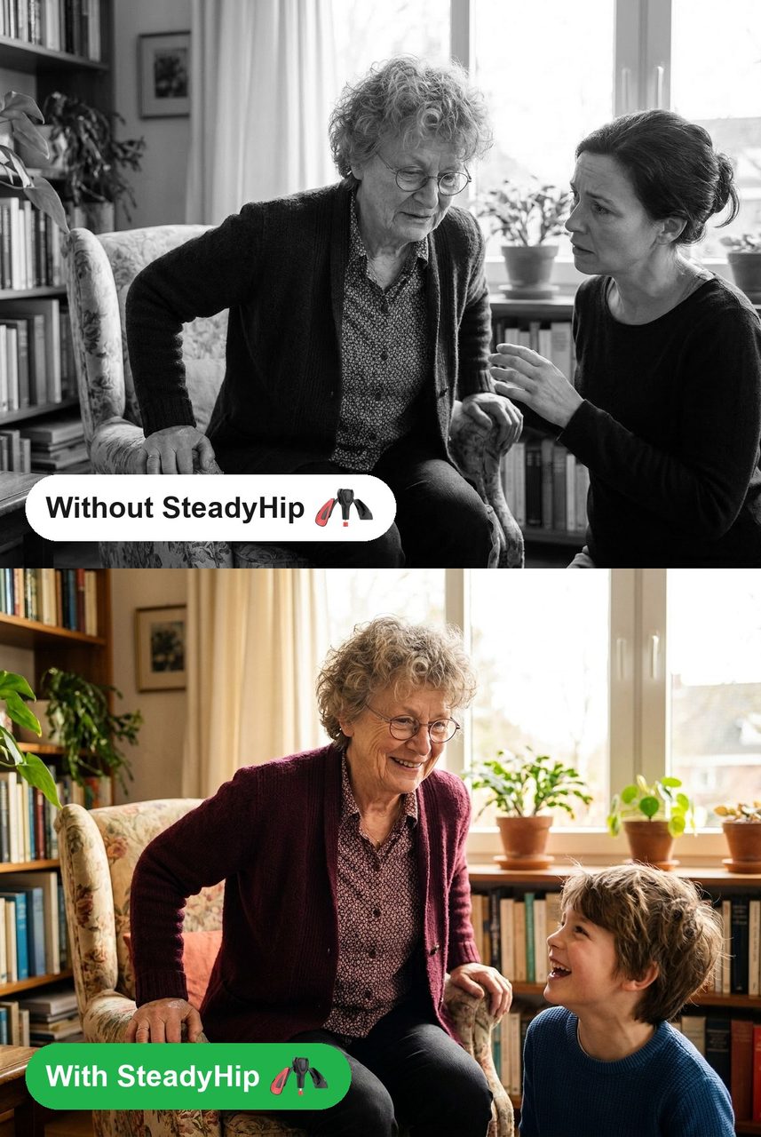 Comparison of elderly with and without SteadyHip